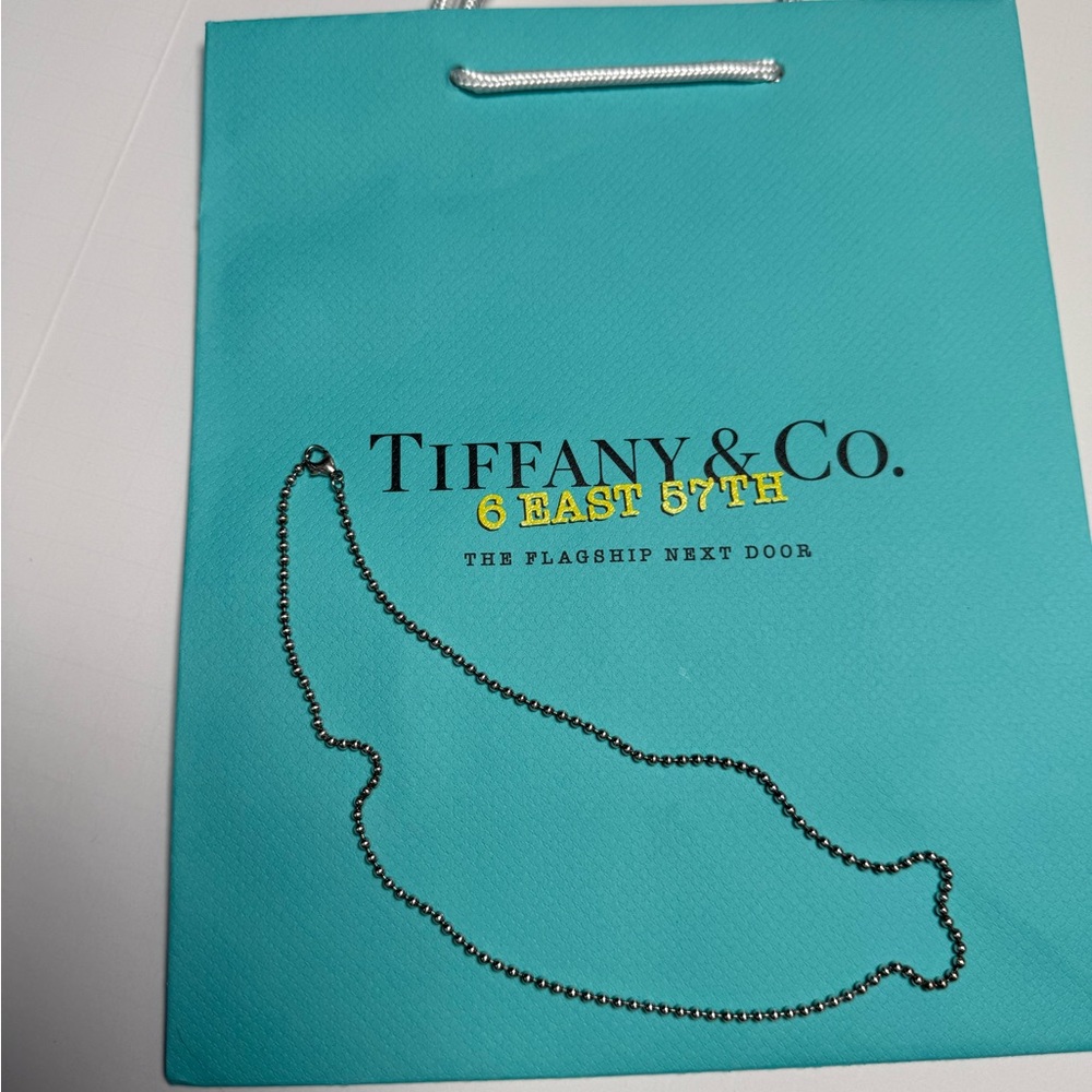 Tiffany & Co. 16" beaded chain